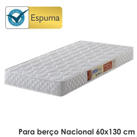 Colchão para Berço Padrão Nacional D18 - Antiácaro, Antifungo e Antialérgico - 60x130x10cm - Branco - Casatema Menor preço em Colchão para Berço Padrão Nacional D18 - Antiácaro, Antifungo e Antialérgico - 60x130x10cm - Branco - Casatema