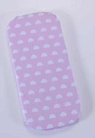 Colchão para carrinho Moisés oval Rosa bebe nuvens - Variedades Enxovais Menor preço em Colchão para carrinho Moisés oval Rosa bebe nuvens - Variedades Enxovais