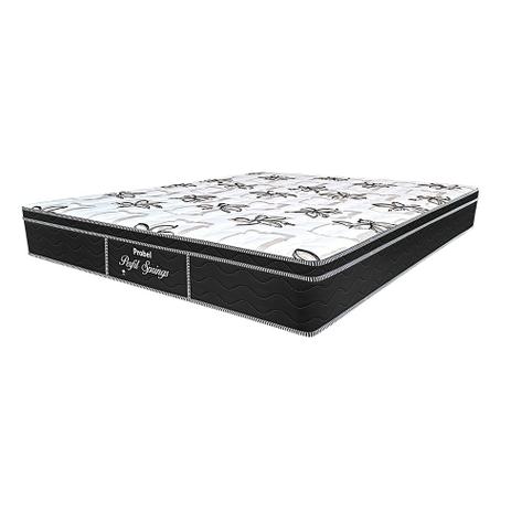 Colchão Queen Mola Ensacada Perfil Springs Especial (24x158x198) Branco e Detalhes Black - Prodormir Menor preço em Colchão Queen Mola Ensacada Perfil Springs Especial (24x158x198) Branco e Detalhes Black - Prodormir