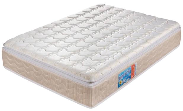 Colchão Queen Size Espuma D33 com Pillow Top Americano Eps Malha Importada Bege Claro - 158x198x28 - Celiflex Menor preço em Colchão Queen Size Espuma D33 com Pillow Top Americano Eps Malha Importada Bege Claro - 158x198x28 - Celiflex