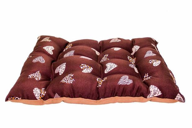 Colchão Refil para Cama MDF Luppet de Cachorro ou Gato Marrom Coração Menor preço em Colchão Refil para Cama MDF Luppet de Cachorro ou Gato Marrom Coração