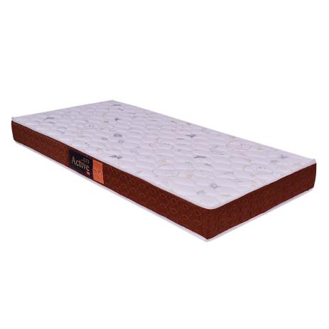 Colchão Solteiro Active Espuma D33 14x88x188 Bege e Laranja - Pelmex Menor preço em Colchão Solteiro Active Espuma D33 14x88x188 Bege e Laranja - Pelmex