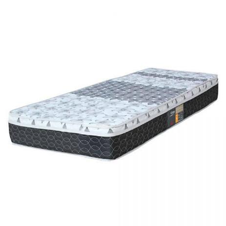 Menor preço em Colchão Solteiro Castor Sleep Class New Euro, Branco e Cinza, 10938, Molas Bonnel, D20