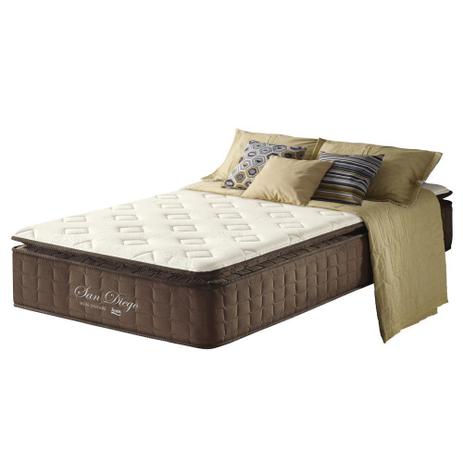 Colchão Solteiro Molas Ensacadas Pillow Top San Diego 88x188x30 - Anjos -  Colchão Casal - Magazine Luiza