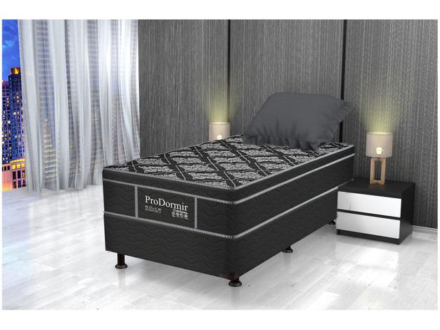 Colchão Solteiro ProDormir Colchões Mola - 88x188cm Black Romance Menor preço em Colchão Solteiro ProDormir Colchões Mola - 88x188cm Black Romance