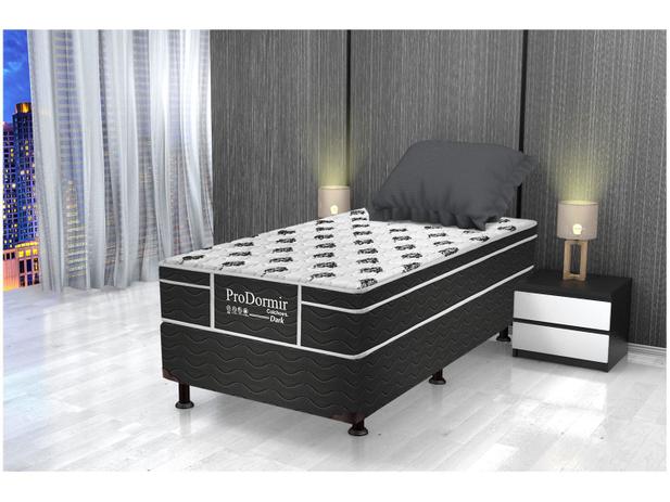 Colchão Solteiro ProDormir Colchões Mola - 88x188cm Dark Menor preço em Colchão Solteiro ProDormir Colchões Mola - 88x188cm Dark