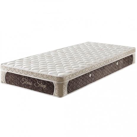 Colchão Solteiro Texas Sleep Master Molas Ensacadas 29cmx88cmx188cm HellenD28 Marrom/Bege - Hellen colchões Menor preço em Colchão Solteiro Texas Sleep Master Molas Ensacadas 29cmx88cmx188cm HellenD28 Marrom/Bege - Hellen colchões