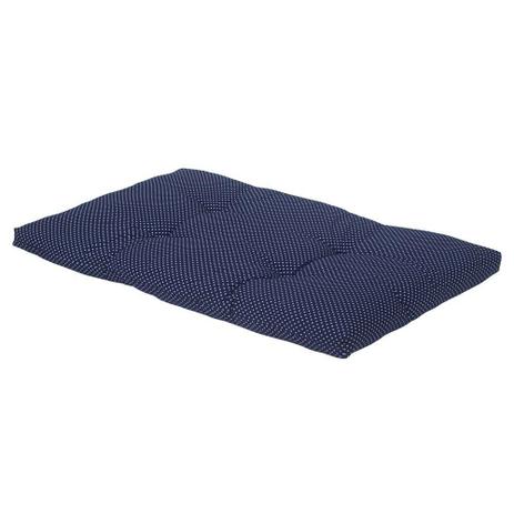 Colchonete Futon Pet - Marinho Poá - Tam G - Amour pet é boa?