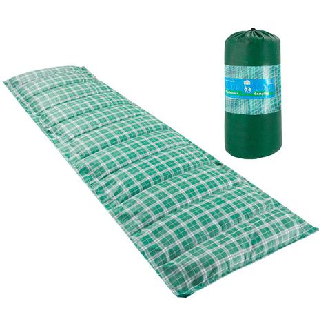 Colchonete Solteiro 190x60cm Com Bolsa Para Transporte Xadrez Verde - Fa maringa Menor preço em Colchonete Solteiro 190x60cm Com Bolsa Para Transporte Xadrez Verde - Fa maringa