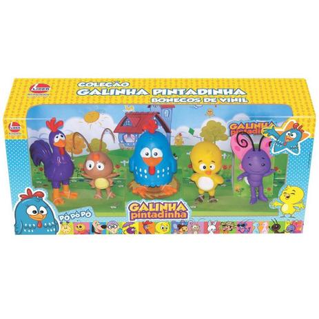 Coleção Bonecos De Vinil Família Galinha Pintadinha 2147 - Lider Menor preço em Coleção Bonecos De Vinil Família Galinha Pintadinha 2147 - Lider