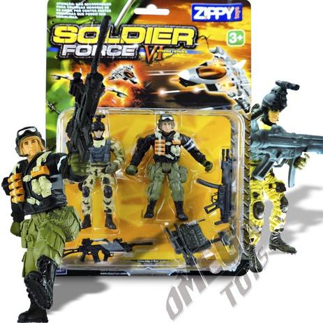 Coleção Bonecos e Acessórios Soldier Force - Zippy Toys Menor preço em Coleção Bonecos e Acessórios Soldier Force - Zippy Toys