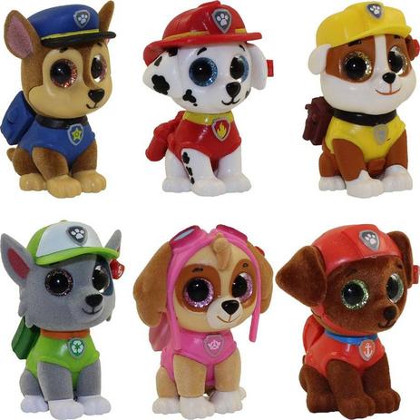 Coleção com 6 Mini Boos Patrulha Canina - DTC 4669 Menor preço em Coleção com 6 Mini Boos Patrulha Canina - DTC 4669