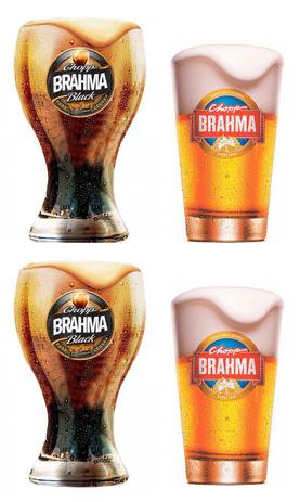 Coleção Copo Brahma - 2 Black 430 ml + 2 Brahma Chopp 350ml - Ambev Menor preço em Coleção Copo Brahma - 2 Black 430 ml + 2 Brahma Chopp 350ml - Ambev