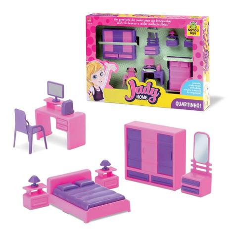 Coleção Quartinho Judy Home - 0401 - Samba Toys Menor preço em Coleção Quartinho Judy Home - 0401 - Samba Toys