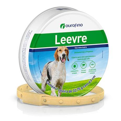 Coleira Antiparasitaria Leevre 63cm - Ouro fino Menor preço em Coleira Antiparasitaria Leevre 63cm - Ouro fino