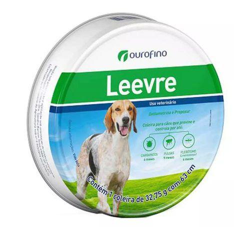 Coleira Leevre Ouro Fino 63cm Para Cães - Antipulgas e Carrapato Menor preço em Coleira Leevre Ouro Fino 63cm Para Cães - Antipulgas e Carrapato