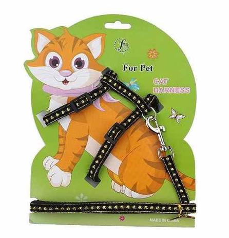 Coleira Peitoral Gato Com Guia Passeio Kimhome Regulagem - Pet Import Menor preço em Coleira Peitoral Gato Com Guia Passeio Kimhome Regulagem - Pet Import