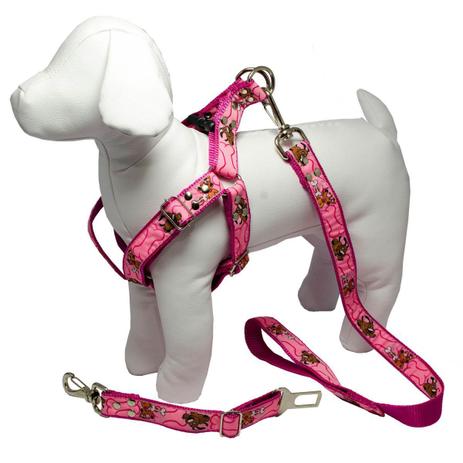 Coleira Peitoral Para Cachorro com Guia e Adaptador Ajustavel - dedcases Menor preço em Coleira Peitoral Para Cachorro com Guia e Adaptador Ajustavel - dedcases