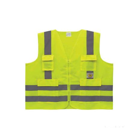 Colete de segurança refletivo HI-VIS tamanho M amarelo Super Safety Menor preço em Colete de segurança refletivo HI-VIS tamanho M amarelo Super Safety