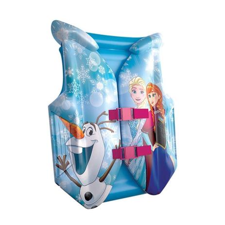 Colete Inflável Infantil Frozen - Etitoys Menor preço em Colete Inflável Infantil Frozen - Etitoys