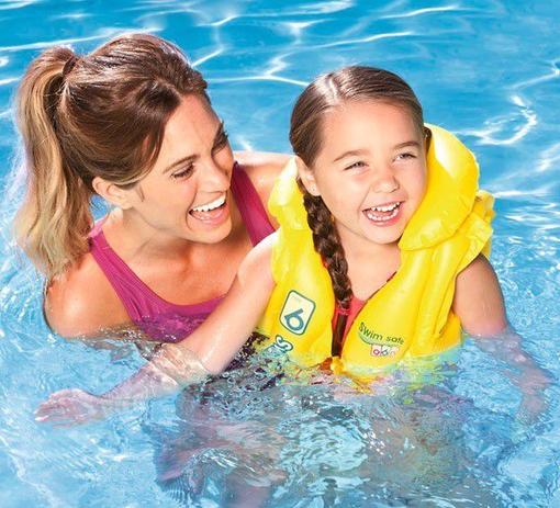 Colete Inflável Infantil Swin Safe Amarelo - Bestway Menor preço em Colete Inflável Infantil Swin Safe Amarelo - Bestway