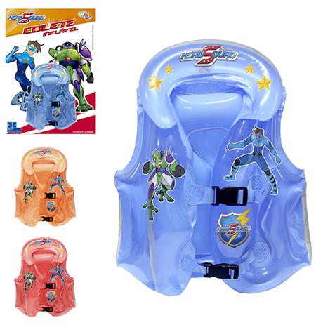 Colete inflavel infantil translucido hero squad 40x38x18cm summer fun - Etitoys é ruim? Colete inflavel infantil translucido hero squad 40x38x18cm summer fun - Etitoys é boa?