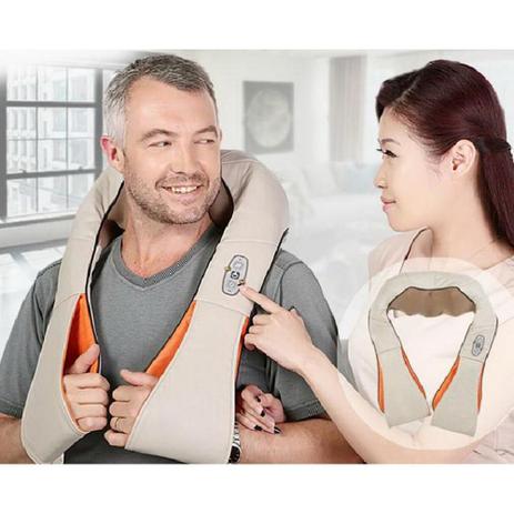 Colete Massageador De Pescoço Shiatsu Neck Bivolt Menor preço em Colete Massageador De Pescoço Shiatsu Neck Bivolt