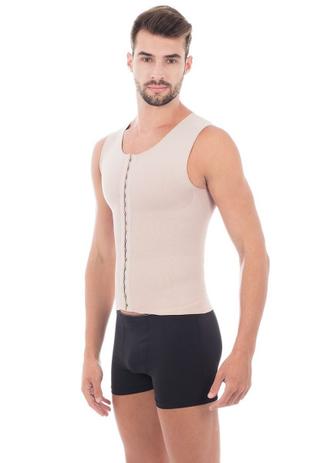 Colete Modelador Postural Masculino Reduz Medidas Marca Plié Fecho Frontal - Pliè Menor preço em Colete Modelador Postural Masculino Reduz Medidas Marca Plié Fecho Frontal - Pliè