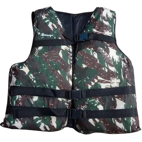 Colete Salva Vidas 120Kg Camuflado Ipanema Menor preço em Colete Salva Vidas 120Kg Camuflado Ipanema