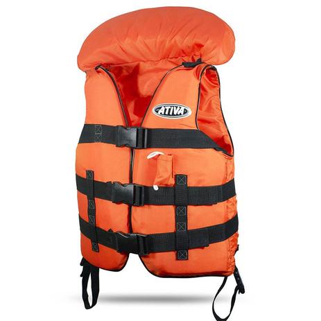 Colete Salva Vidas Ativa Classe 3 Jaleco G 55 a 110 kg Menor preço em Colete Salva Vidas Ativa Classe 3 Jaleco G 55 a 110 kg