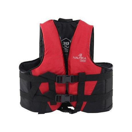 Colete Salva Vidas Coast Vermelho Nautika 30kg Menor preço em Colete Salva Vidas Coast Vermelho Nautika 30kg