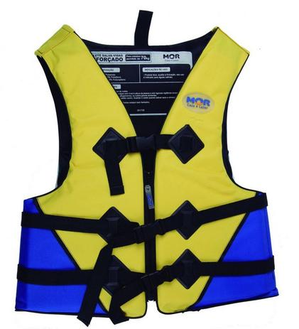 Colete Salva-Vidas Mor 60kg Amarelo E Azul é boa?
