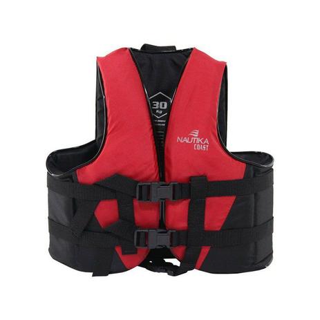 Colete Salva Vidas Nautika Coast Até 40KG Vermelho e Preto é boa?