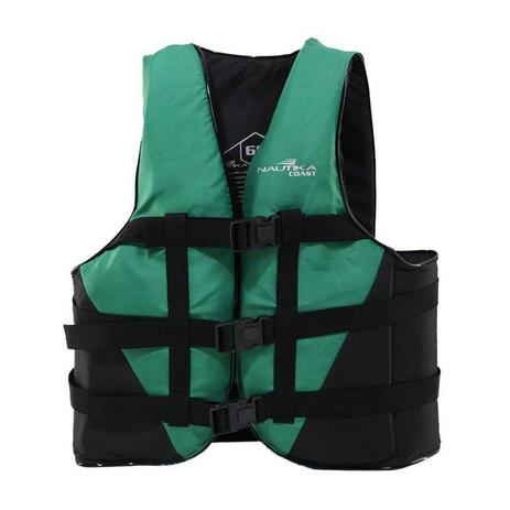 Colete Salva Vidas Nautika Coast Até 50KG Verde e Preto Menor preço em Colete Salva Vidas Nautika Coast Até 50KG Verde e Preto
