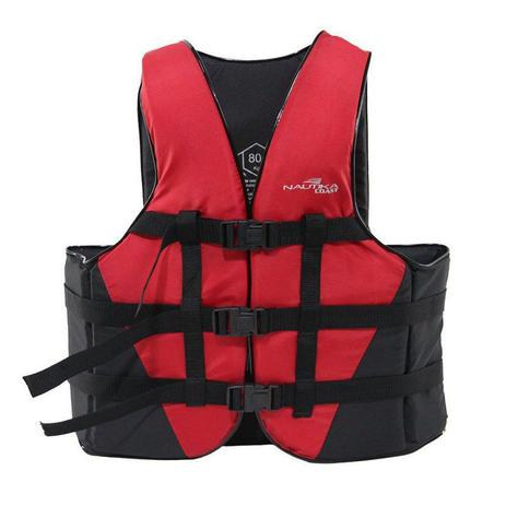 Colete Salva Vidas Nautika Coast Até 90KG Vermelho e Preto Menor preço em Colete Salva Vidas Nautika Coast Até 90KG Vermelho e Preto