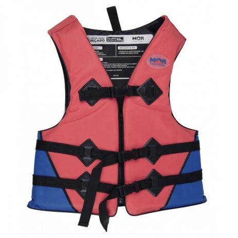 Colete Salva-vidas Suporta Ate 60kg Cor Vermelho com Azul Mor Menor preço em Colete Salva-vidas Suporta Ate 60kg Cor Vermelho com Azul Mor