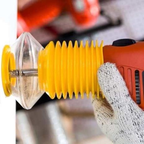 Coletor de po e poeira para furadeira parafusadeira universal universal até 10mm para bosh, makita, - Western é boa?