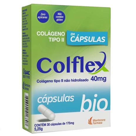 Colflex Bio 40mg c/ 30 Cápsulas Menor preço em Colflex Bio 40mg c/ 30 Cápsulas