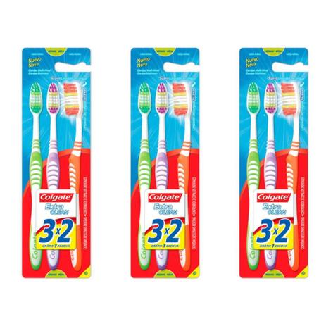 Colgate Extra Clean Escova Dental Média C/3 (Kit C/03) Menor preço em Colgate Extra Clean Escova Dental Média C/3 (Kit C/03)