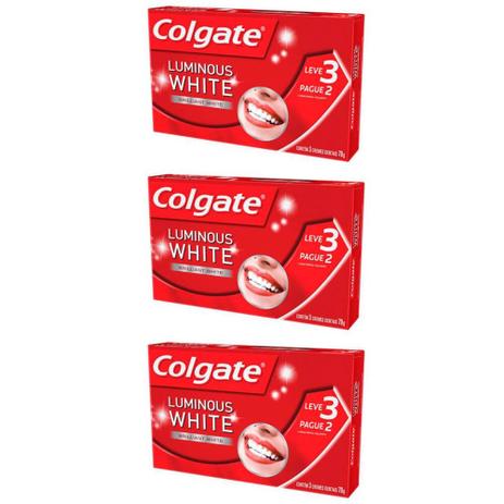 Colgate Luminous White Creme Dental 3x70g (Kit C/03) é boa?