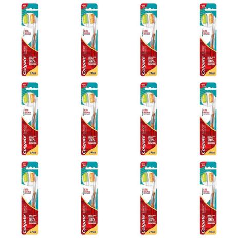 Colgate Slim Soft Advance Escova Dental C/2 (Kit C/12) Menor preço em Colgate Slim Soft Advance Escova Dental C/2 (Kit C/12)