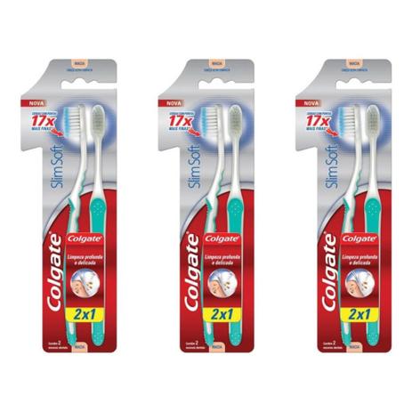 Colgate Slim Soft Escova Dental Básica Macia C/2 (Kit C/03) é ruim? Colgate Slim Soft Escova Dental Básica Macia C/2 (Kit C/03) é boa?