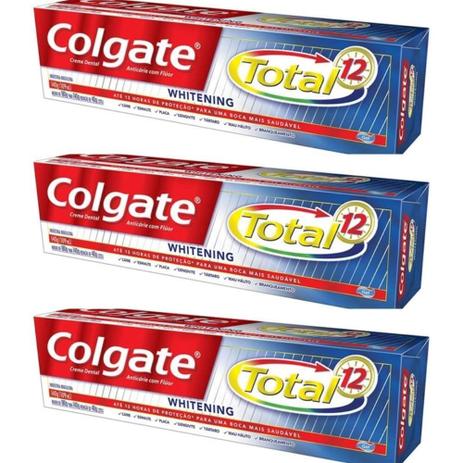 Colgate Total 12 Creme Dental Whitening 140g (Kit C/03) é boa?