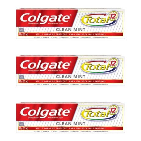 Colgate Total12 Clean Mint Creme Dental 90g (Kit C/03) é ruim? Colgate Total12 Clean Mint Creme Dental 90g (Kit C/03) é boa?