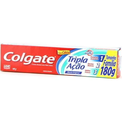 Colgate Tripla Ação Creme Dental Menta Original 180g é ruim? Colgate Tripla Ação Creme Dental Menta Original 180g é boa?