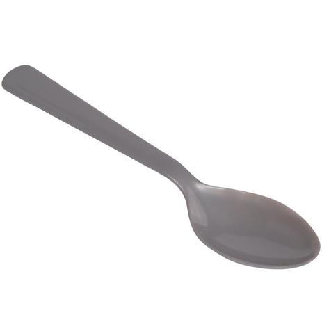 Colher de Plástico Prata para Refeição Colorline 10 unidades SilverPlastic Menor preço em Colher de Plástico Prata para Refeição Colorline 10 unidades SilverPlastic