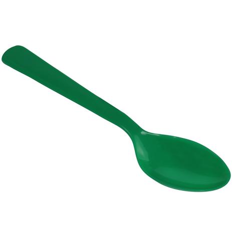 Colher de Plástico Verde Escuro para Refeição Colorline 10 unidades SilverPlastic - Festabox Menor preço em Colher de Plástico Verde Escuro para Refeição Colorline 10 unidades SilverPlastic - Festabox