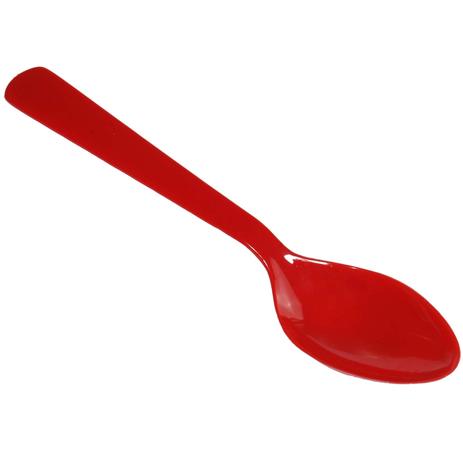 Colher de Plástico Vermelho para Refeição Colorline 10 unidades SilverPlastic - Festabox Menor preço em Colher de Plástico Vermelho para Refeição Colorline 10 unidades SilverPlastic - Festabox