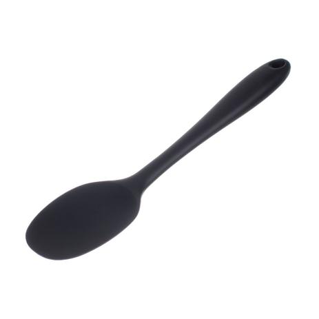 Menor preço em Colher de Silicone Utensílios de Cozinha Preto 28 cm - Weck