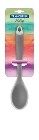 Colher Para Arroz Cinza Nylon e Silicone Matiz Tramontina 63818101 Menor preço em Colher Para Arroz Cinza Nylon e Silicone Matiz Tramontina 63818101